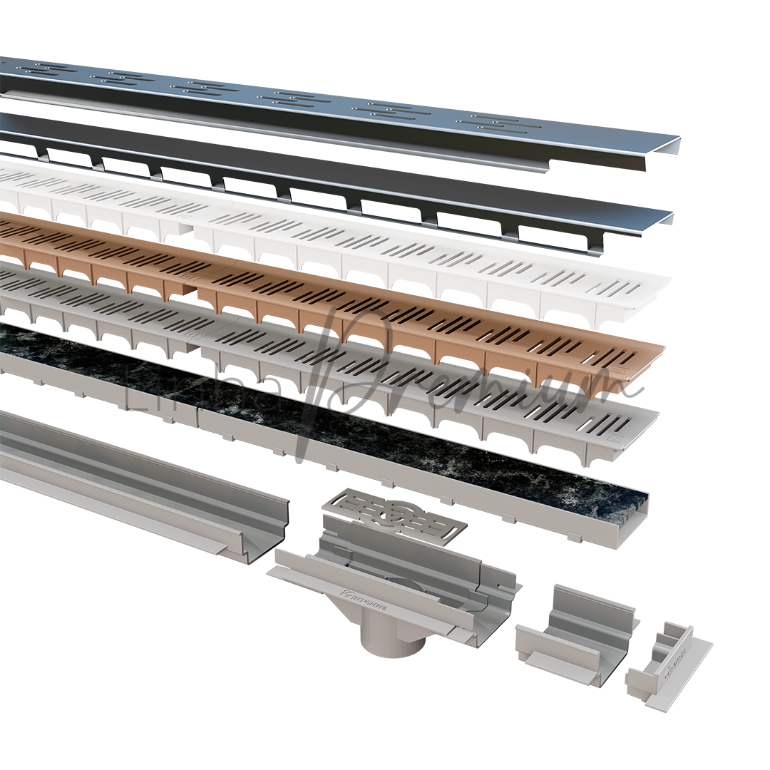 Linear Drain Premium Line Tecnoperfil