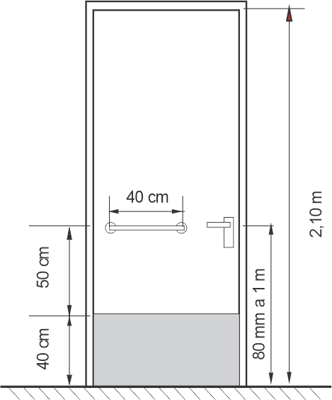 Impact plates technical drawing